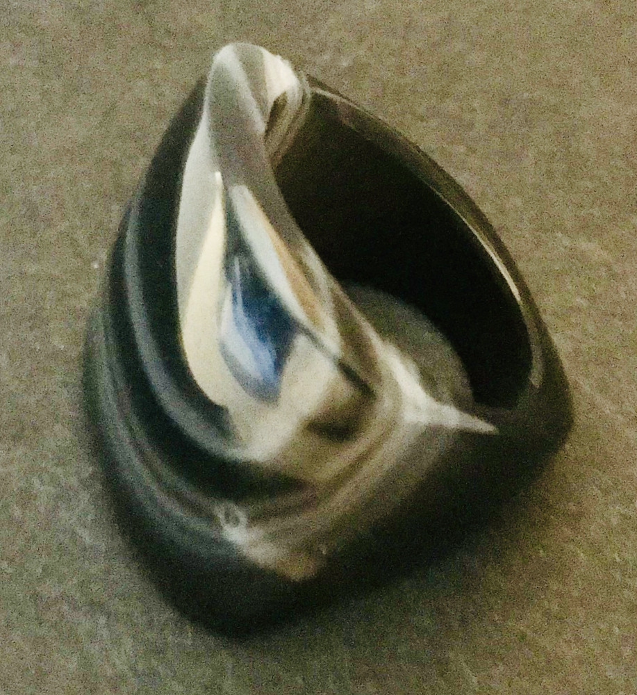 Streifen Achat-Ring